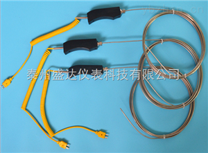 手(shǒu)柄式(shì)鋁水(shuǐ)用316l耐腐蝕(shí)保護(hù)管k型熱電(diàn)偶