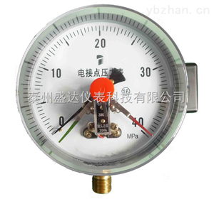盛(shèng)達多(duō)種規格不鏽(xiù)鋼電接點壓力表y系列(liè)