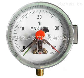y-100盛達不(bú)鏽鋼(gāng)高精度(dù)指針(zhēn)電(diàn)接點壓力表y-100
